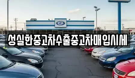 경상남도 진주시 유곡동 중고차 전문 성실한중고차수출중고차매입시세