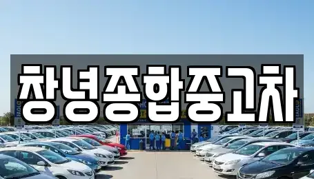 경상남도 창녕군 대지면 중고차매입 전문 창녕종합중고차