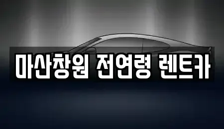 경상남도 창원시 마산합포구 부림동 렌트카 전문 마산창원 전연령 렌트카