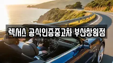 경상남도 창원시 성산구 양곡동 중고차매매 전문 렉서스 공식인증중고차 부산창원점