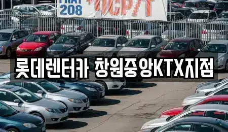 경상남도 창원시 의창구 동읍 단기렌트카 전문 롯데렌터카 창원중앙KTX지점
