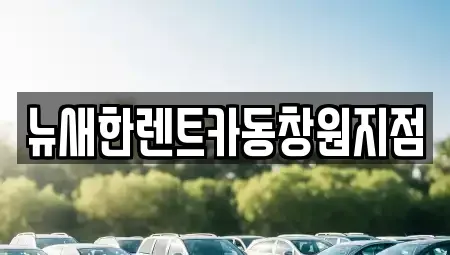 경상남도 창원시 의창구 동읍 렌트카 전문 뉴새한렌트카동창원지점