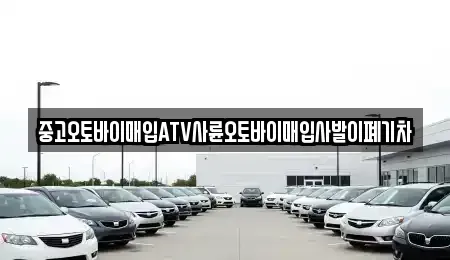 경상남도 창원시 진해구 용원동 중고차매입 전문 중고오토바이매입ATV사륜오토바이매입사발이폐기차