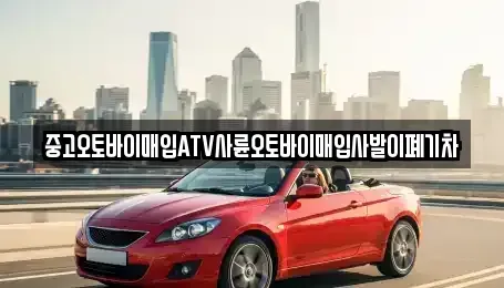 경상남도 창원시 진해구 용원동 중고차매입 전문 중고오토바이매입ATV사륜오토바이매입사발이폐기차