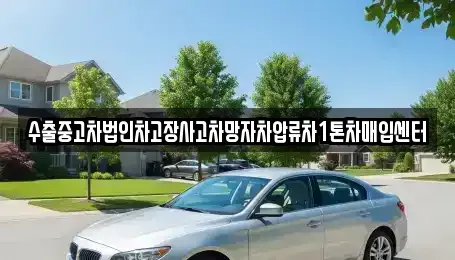 경상북도 경산시 하양읍 중고차매입 전문 수출중고차법인차고장사고차망자차압류차1톤차매입센터