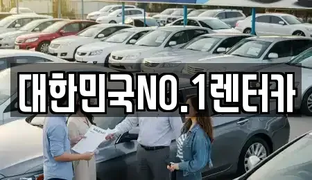 경상북도 상주시 가장동 렌트카 전문 대한민국NO.1렌터카