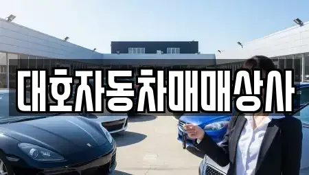 경상북도 상주시 중고차매매 전문 대호자동차매매상사