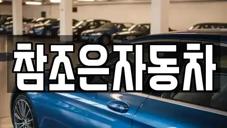 경상북도 상주시 화개동 중고차 전문 참조은자동차