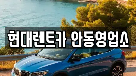 경상북도 안동시 서부동 렌트카 전문 현대렌트카 안동영업소