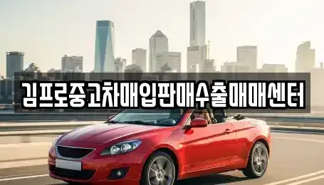 경상북도 안동시 안막동 중고차매입 전문 김프로중고차매입판매수출매매센터