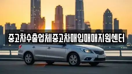 경상북도 영천시 교촌동 중고차 전문 중고차수출업체중고차매입매매지원센터