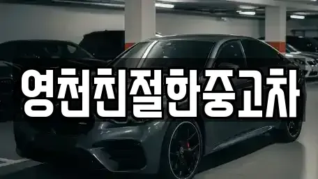 경상북도 영천시 중고차 전문 영천친절한중고차