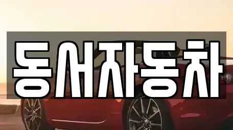 경상북도 포항시 북구 동빈1가 중고차 전문 동서자동차