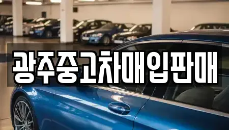 광주 동구 금동 중고차매입 전문 광주중고차매입판매