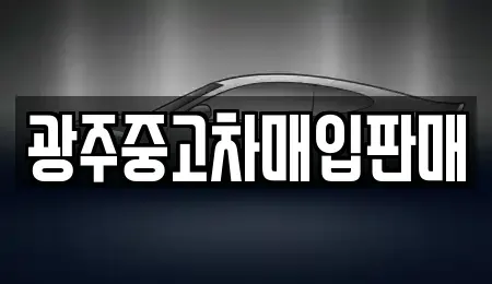 광주 북구 신안동 중고차 전문 광주중고차매입판매