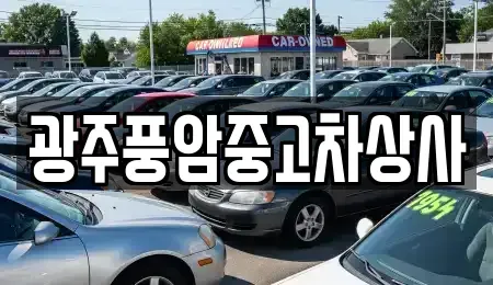 광주 북구 신안동 중고차 전문 광주풍암중고차상사