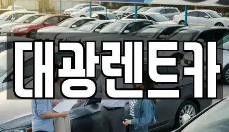 광주 북구 임동 장기렌트카 전문 대광렌트카