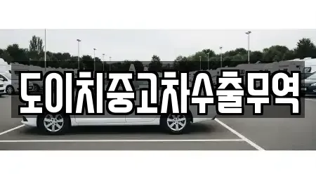 광주광역시 광산구 동호동 중고차 전문 도이치중고차수출무역