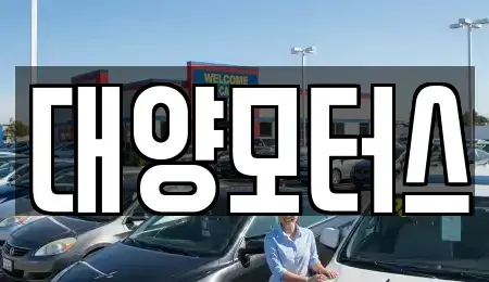 광주광역시 광산구 선암동 중고차매매 전문 대양모터스