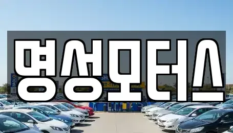대구 동구 괴전동 중고차매매 전문 명성모터스