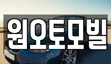 대구 동구 신서동 중고차매매 전문 원오토모빌