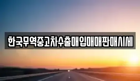 대구 북구 침산동 중고차 전문 한국무역중고차수출매입매매판매시세