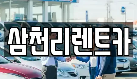 대구 서구 중리동 장기렌트카 전문 삼천리렌트카