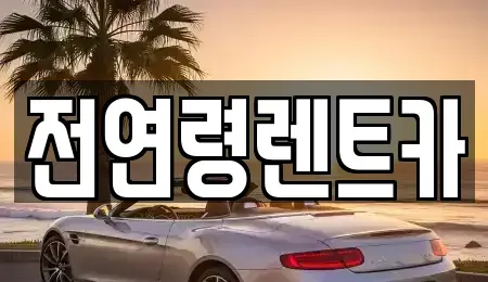 대구 수성구 신매동 렌트카 전문 전연령렌트카