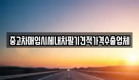 대구광역시 달서구 월성동 중고차매입 전문 중고차매입시세내차팔기견적가격수출업체