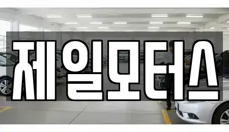 대구광역시 동구 효목동 중고차 전문 제일모터스