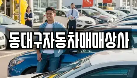 대구광역시 동구 효목동 중고차매매 전문 동대구자동차매매상사