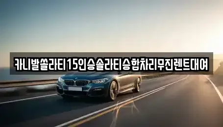 대구광역시 북구 노원동1가 렌트카 전문 카니발쏠라티15인승솔라티승합차리무진렌트대여