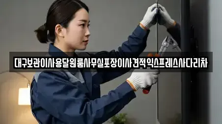 대구보관이사용달원룸사무실포장이사견적익스프레스사다리차