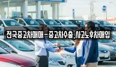 대전 서구 산직동 중고차 전문 전국중고차매매-중고차수출,사고노후차매입