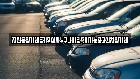 대전 중구 선화동 장기렌트카 전문 저신용장기렌트카무심사누구나바로즉시가능중고신차장기렌