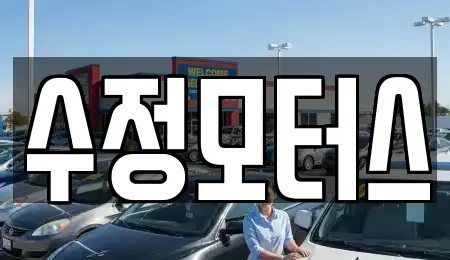 대전 중구 선화동 중고차매매 전문 수정모터스