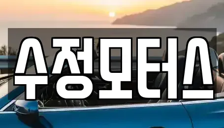대전광역시 유성구 궁동 중고차 전문 수정모터스