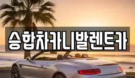 대전광역시 유성구 지족동 렌트카 전문 승합차카니발렌트카