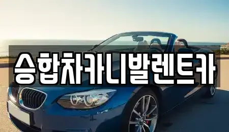 대전광역시 유성구 추목동 렌트카 전문 승합차카니발렌트카