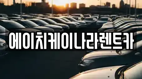 대전광역시 유성구 추목동 렌트카 전문 에이치케이나라렌트카