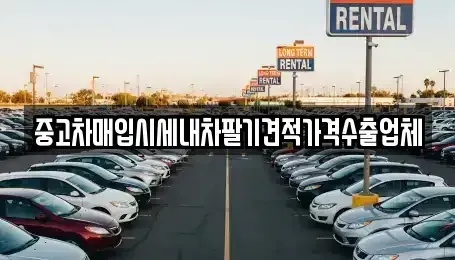대전광역시 유성구 추목동 중고차매매 전문 중고차매입시세내차팔기견적가격수출업체