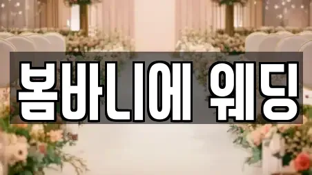 봄바니에 웨딩