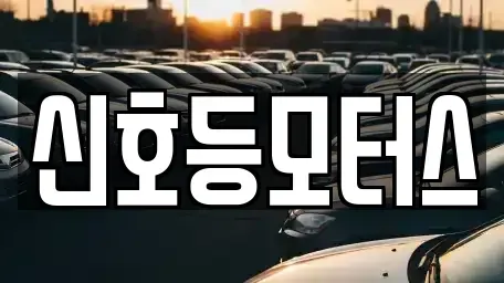 부산 기장군 정관읍 중고차매매 전문 신호등모터스