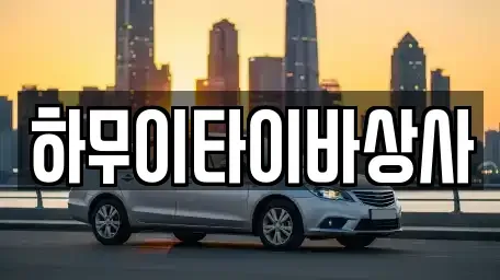 부산 기장군 정관읍 중고차매매 전문 하무이타이바상사