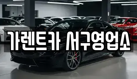 부산 서구 아미동2가 렌트카 전문 가렌트카 서구영업소