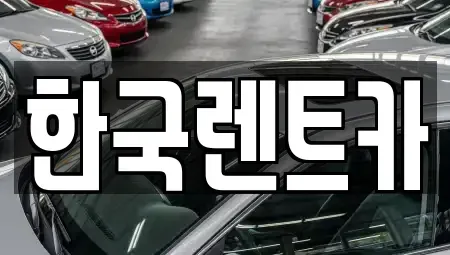 부산 서구 아미동2가 렌트카 전문 한국렌트카