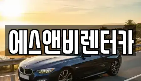 부산 수영구 수영동 단기렌트카 전문 에스앤비렌터카