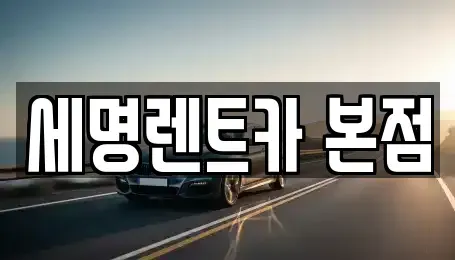 부산 영도구 영선동2가 렌트카 전문 세명렌트카 본점