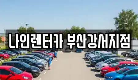 부산광역시 강서구 범방동 렌트카 전문 나인렌터카 부산강서지점