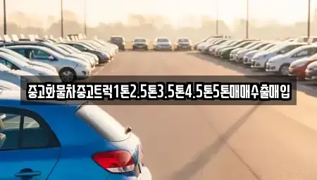 부산광역시 강서구 범방동 중고차매입 전문 중고화물차중고트럭1톤2.5톤3.5톤4.5톤5톤매매수출매입